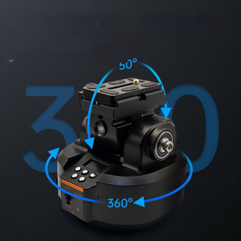 Zhifeng YT2000 elektriline pan-tilt 360-kraadine panoraamvõte näotuvastusega, mida saab kaugjuhtimisega juhtida mobiiltelefoni otsevideo abil