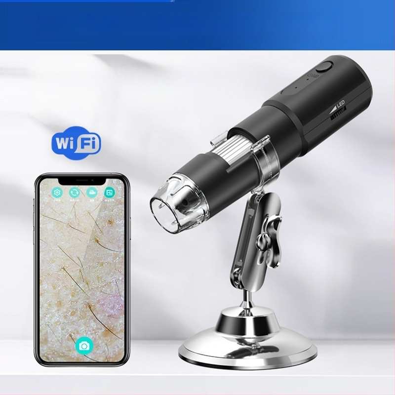1600X USB HD mikroskopas belaidis WIFI mikroskopas kompiuteris mobilusis telefonas universalus