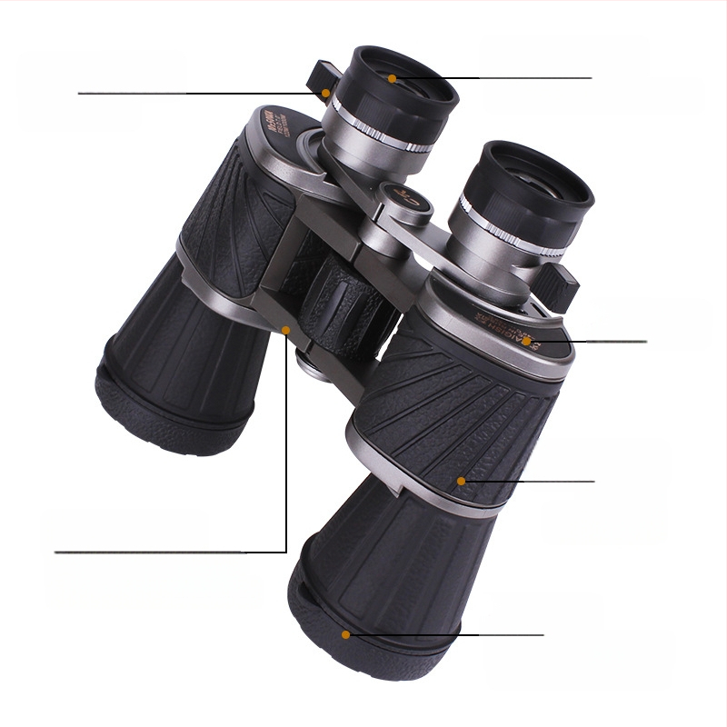 Beigoss teleskoop kahetooniline 10X50CR topelttoruga suure võimsusega HD kontsertreisidele, õues kasutamiseks hämaras öiseks nägemiseks
