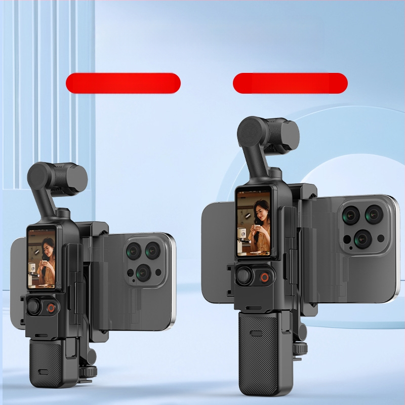 Tinka DJI Dajiang osmo pocket3 mobiliojo telefono laikikliui, suderinamam su trikojo prailginimo koto teleprompterio laikikliu