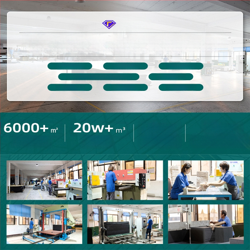 Kempinės gamintojo didmeninė prekyba pritaikyta garsą izoliuojančia ir garsą sugeriančia kempine, smūgiams atsparia vienpuse lipnia siena, garsą sugeriančia kempine