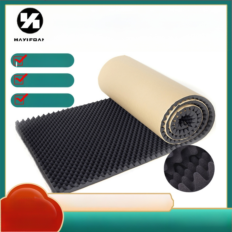 Kempinės gamintojo didmeninė prekyba pritaikyta garsą izoliuojančia ir garsą sugeriančia kempine, smūgiams atsparia vienpuse lipnia siena, garsą sugeriančia kempine