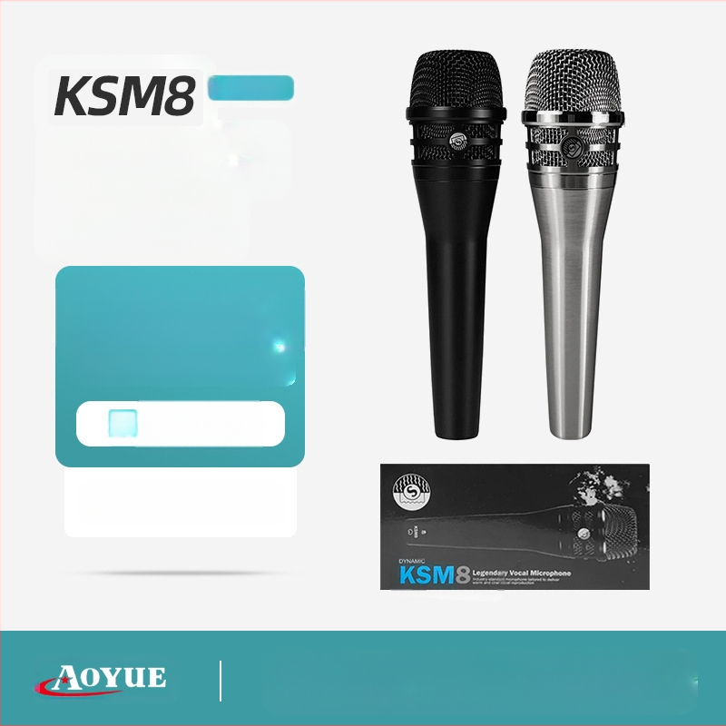 Kohandatud Ksm8 professionaalne lavaline juhtmega mikrofon arvuti koduinstrumentide salvestamiseks dünaamiline mikrofon