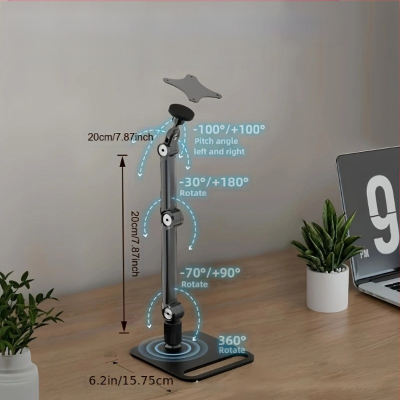 4,7–18,5 colių ekrano nešiojamas monitoriaus stovas „Vesa“ monitoriaus stovas planšetinio kompiuterio stovas