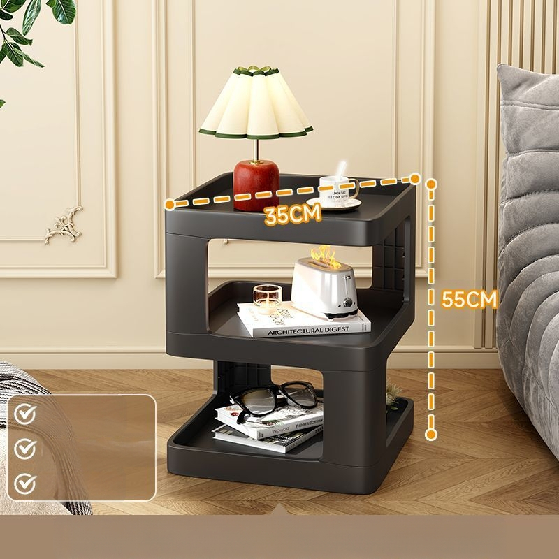 Elutoa diivan Põhjala stiilis moodne lihtne sepistatud rauast loominguline nurgalaud magamistoa külgkapp 520 kohvilaud öökapp teelaud