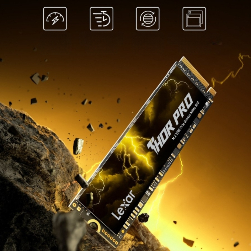 Lexar THOR PRO Raytheon 2TB SSD M.2 liides NVMe protokoll PCIe 4.0 7000MB