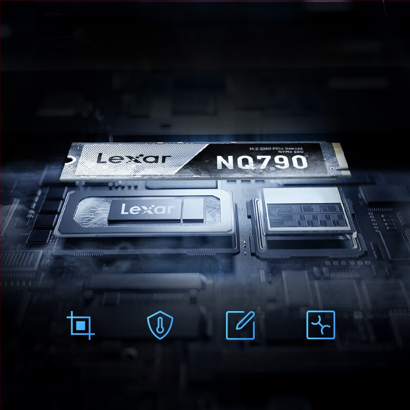 Lexar NQ 790 500G 1T 2T 4T M.2 NVMe PCIe4.0 SSD