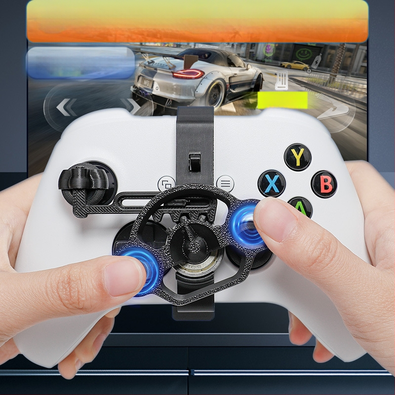 Приложимо за оригинален волан за XBOX, волан с рокер, универсален периферен аксесоар за мини XBOX състезателна игра.
