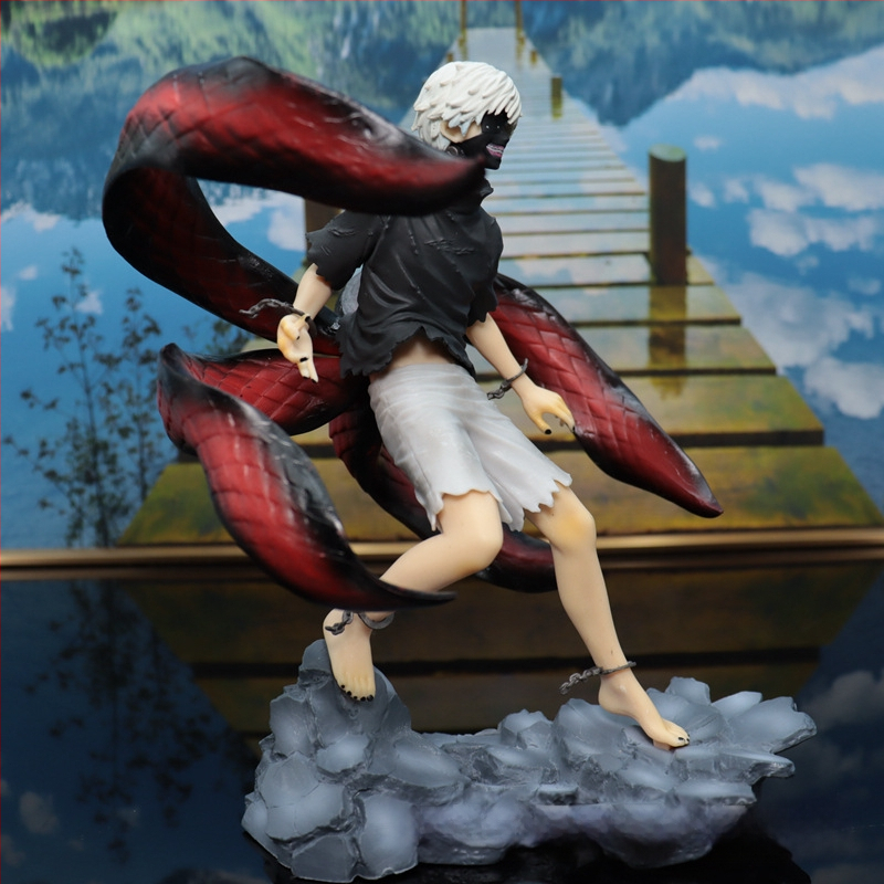 Tokyo Ghouli ühe silmaga vahetatav esimese väljaande Jin Muyani mudeli kaunistused animatsiooni käsitsi valmistatud hulgimüügist