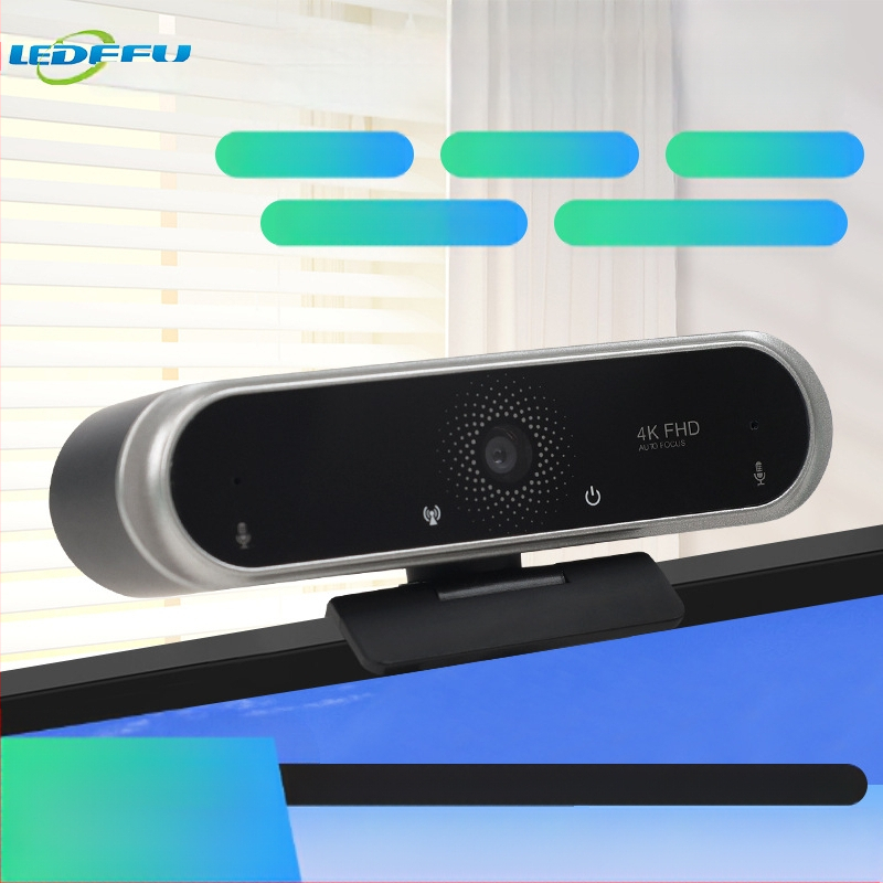 4K arvutikaamera autofookusega ülikõrglahutusega otseülekande kaamera USB-draiverivaba pistikprogrammiga veebikonverents