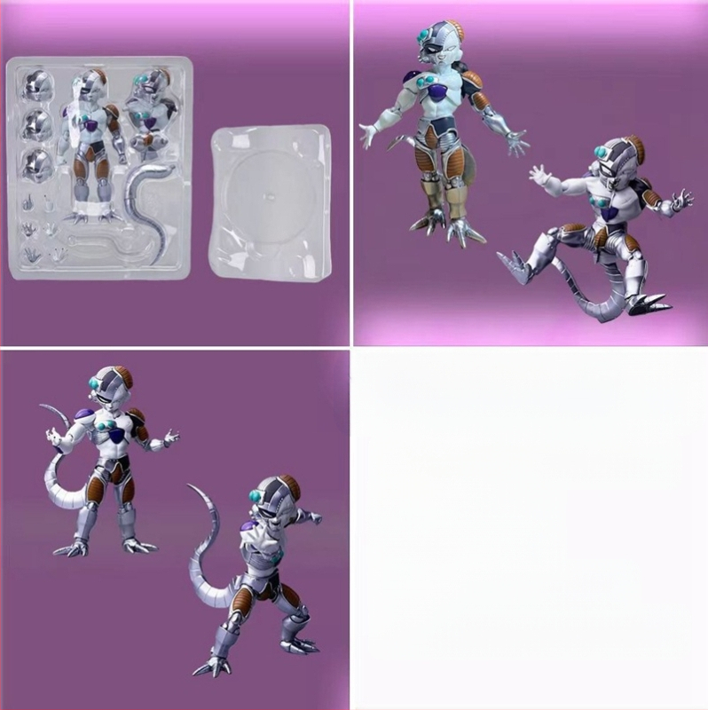 Super Saiyan Villain Z mehaaniline Frieza liigendatud tegevuskuju mudelornamendi karbis figuur