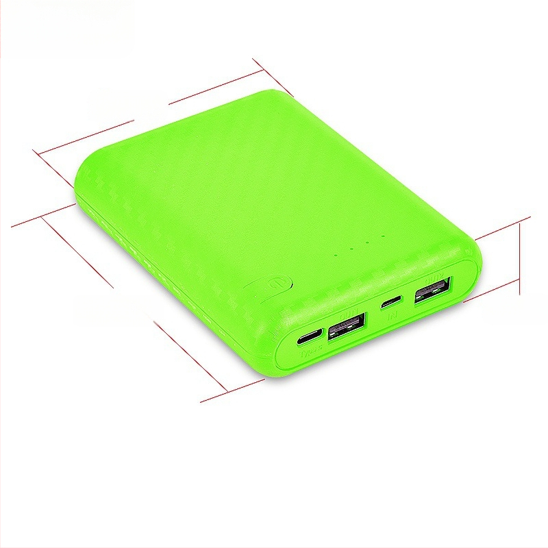 Vairumtirdzniecības Power Bank 4 šūnu 18650 akumulatora kaste Mobilais barošanas avots Bez metināšanas ligzdošanas materiāls DIY Power Bank apvalka ligzdošanas materiāls