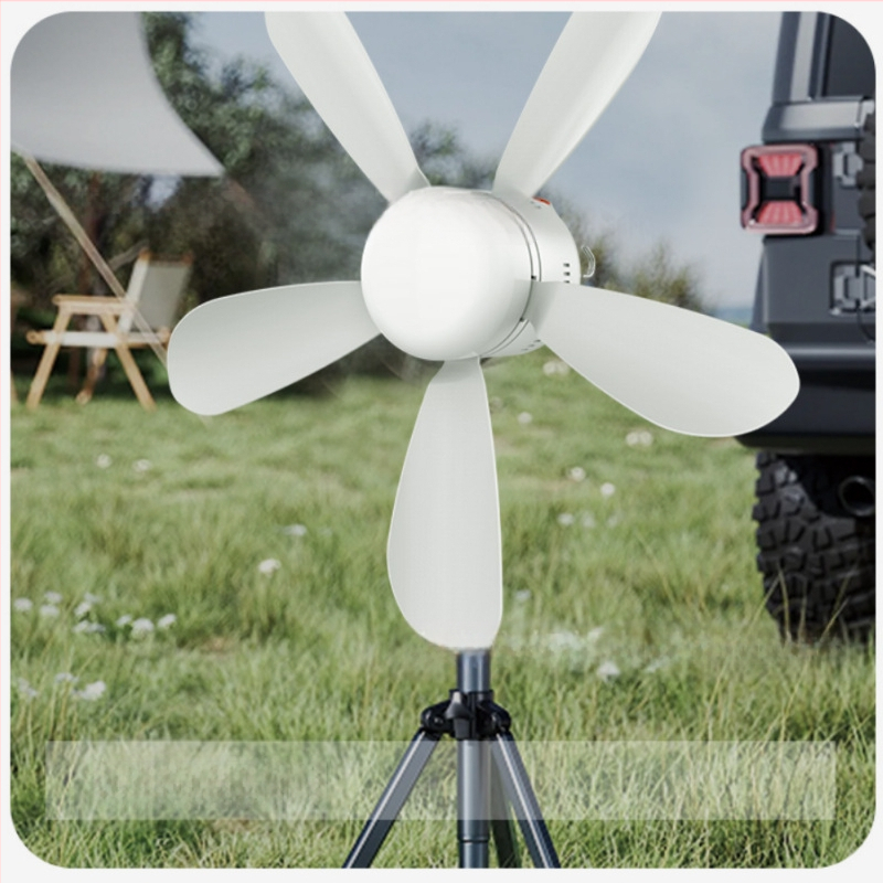 Mažas lubinis ventiliatoriaus lempos lovos bendrabučio tylus USB įkraunamas ventiliatorius lauko stovyklavimo stiliaus palapinė mini ilgaamžė ventiliatoriaus lempa