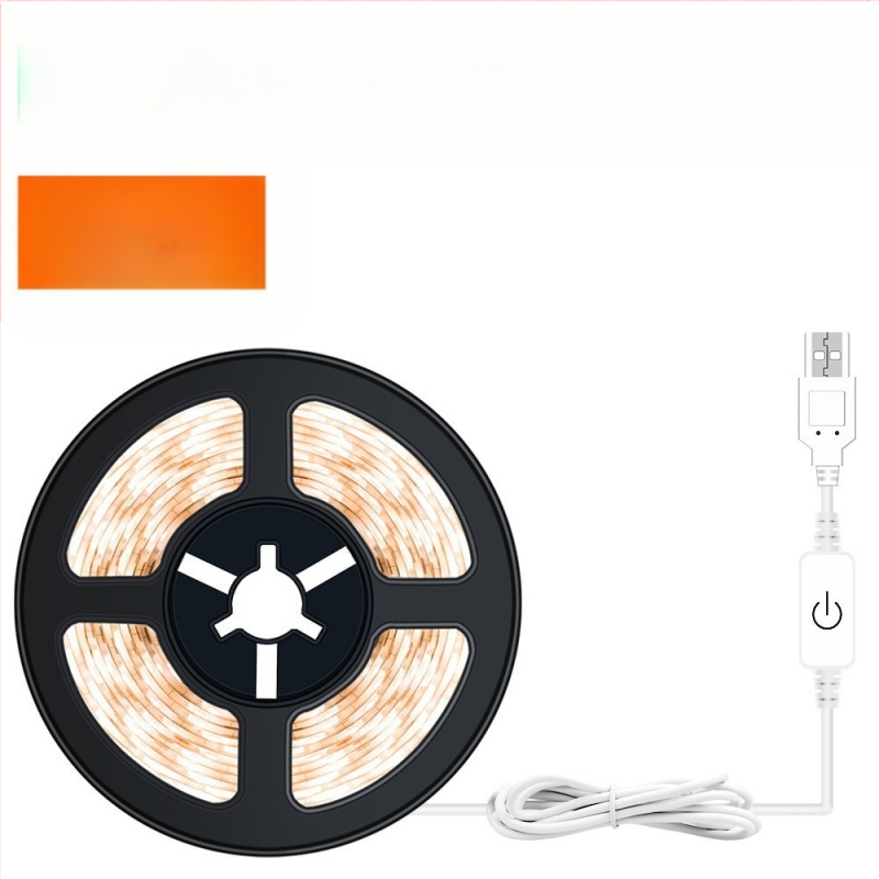 LED šviesos juosta USB jutiklinis šviesos juosta 5V/2835 spintelės drabužių spintos koridoriaus lovos jutiklinis šviesos juosta