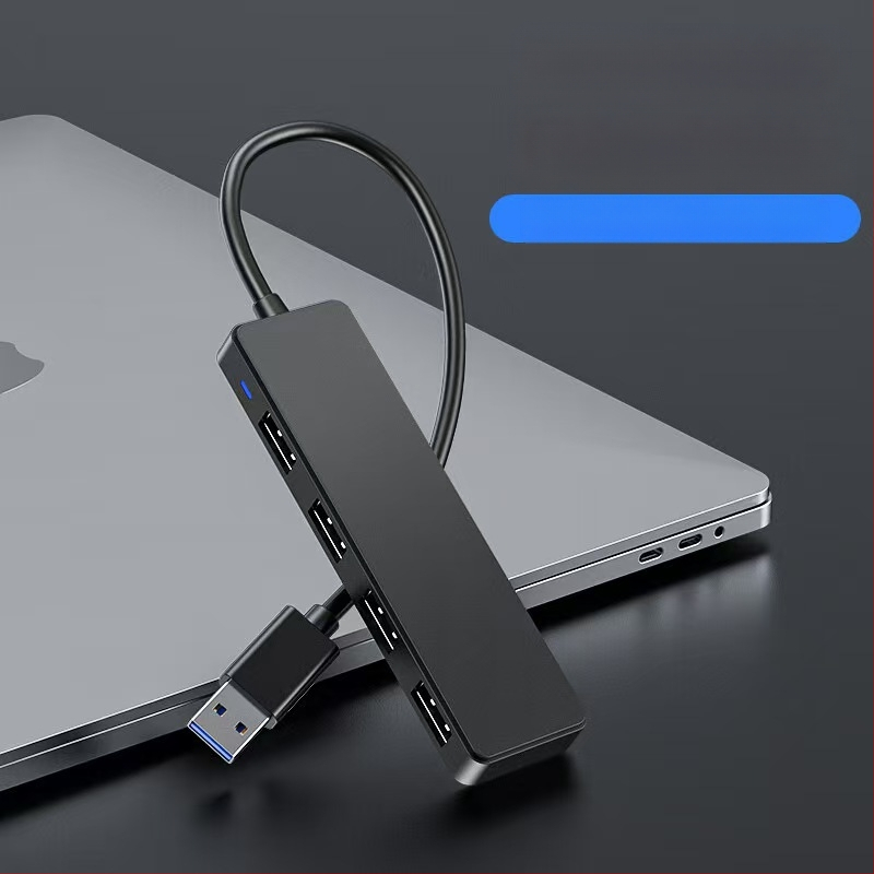 USB3.0HUB skirstytuvas ABS korpuso tarpvalstybinis, karšto pardavimo išplėtimo doko nešiojamojo kompiuterio šakotuvas