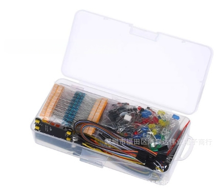 2022 m. Naujas 830 skylių rinkinys UNO R3 elementų paketui, pradedantiesiems skirtas 3386p potenciometras