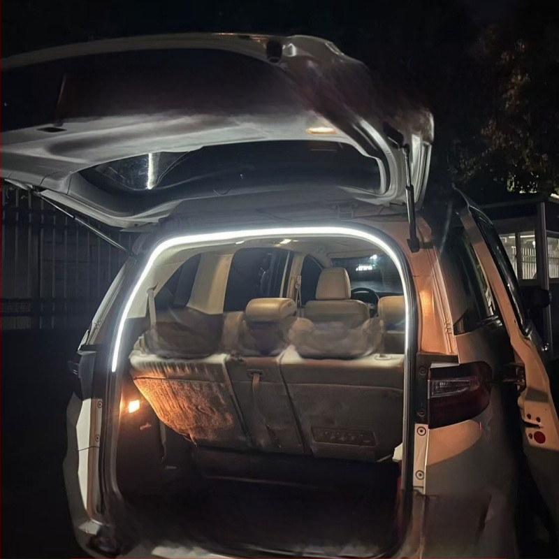 E5G uus voolava vee universaalne pakiruumi skaneerimise meeleoluvalgustus, tagaluugi valgustus, voolava vee tule tervituskomplekt