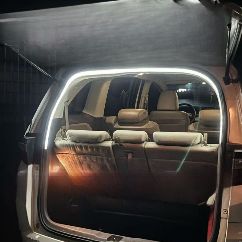 E5G uus voolava vee universaalne pakiruumi skaneerimise meeleoluvalgustus, tagaluugi valgustus, voolava vee tule tervituskomplekt