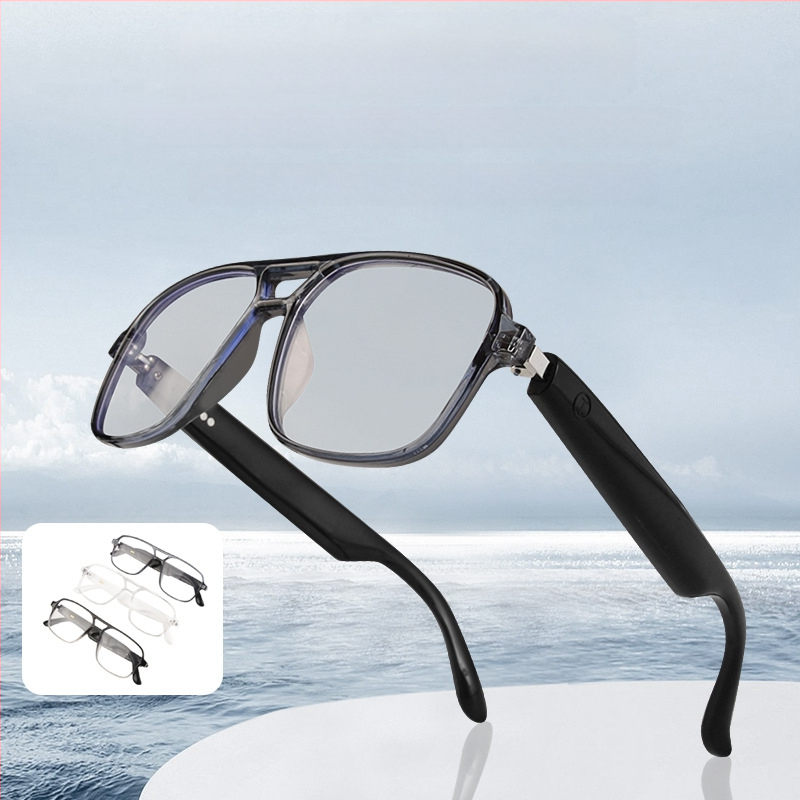 Ochelari Bluetooth cu traducere inteligentă transfrontalieră AI Gs10, lentile cu schimbare de culoare cu fascicul dublu pentru ascultarea muzicii și apeluri, ochelari de soare anti-UV