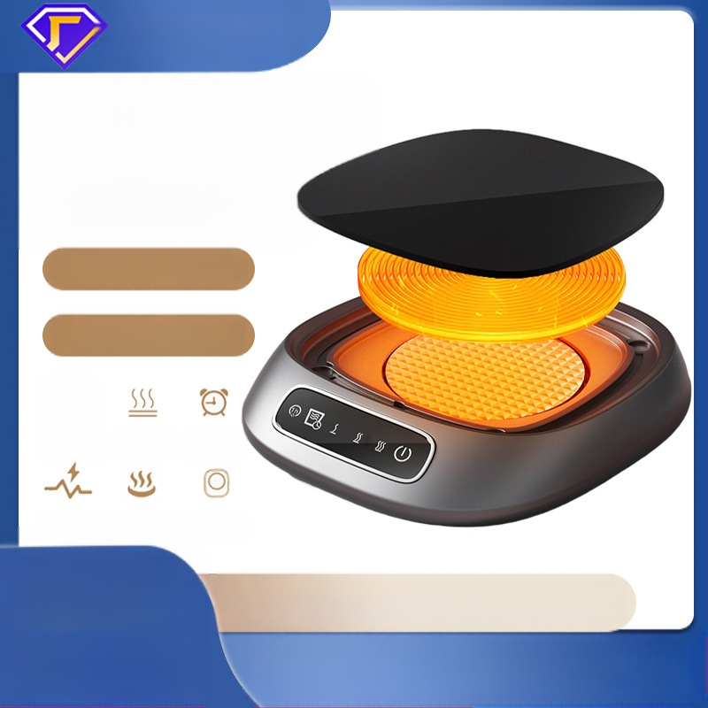 Нагревател за чаши с кръстосано огледало 55 градуса, автоматичен електрически нагревател за чаши, поддържащ топлината, подложка за чаша с вода, подложка за чаша с постоянна температура, горещо мляко