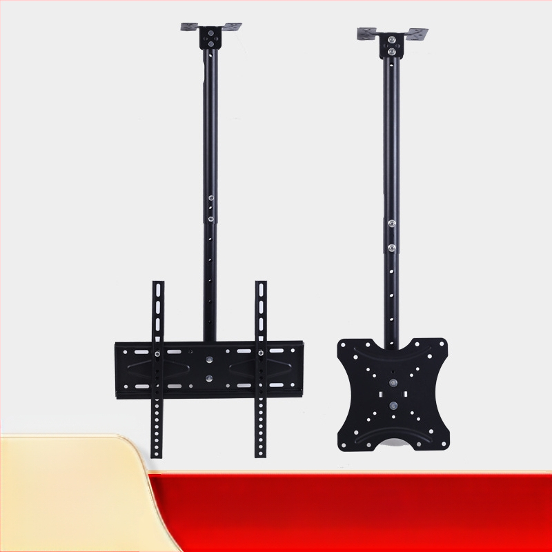 14-70 инчова универсална закачалка за телевизор с екран, въртяща се таванна скоба, височината на която може да се удължи, за показване на рекламна машина