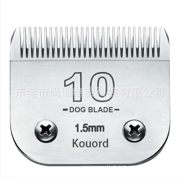 Professionaalselt 10 # 1,5 mm rahvusvahelise universaalse suurusega vahetatavad lemmikloomade käärid A5 teraga loomade kääride peaga