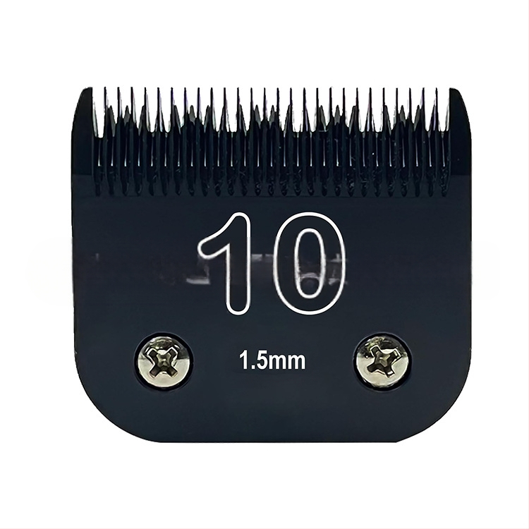 Ψαλίδι κατοικίδιων International Universal Black Titanium 10 # 1.5mm, αντικαταστάσιμο, Universal A5 Series για γάτες και σκύλους