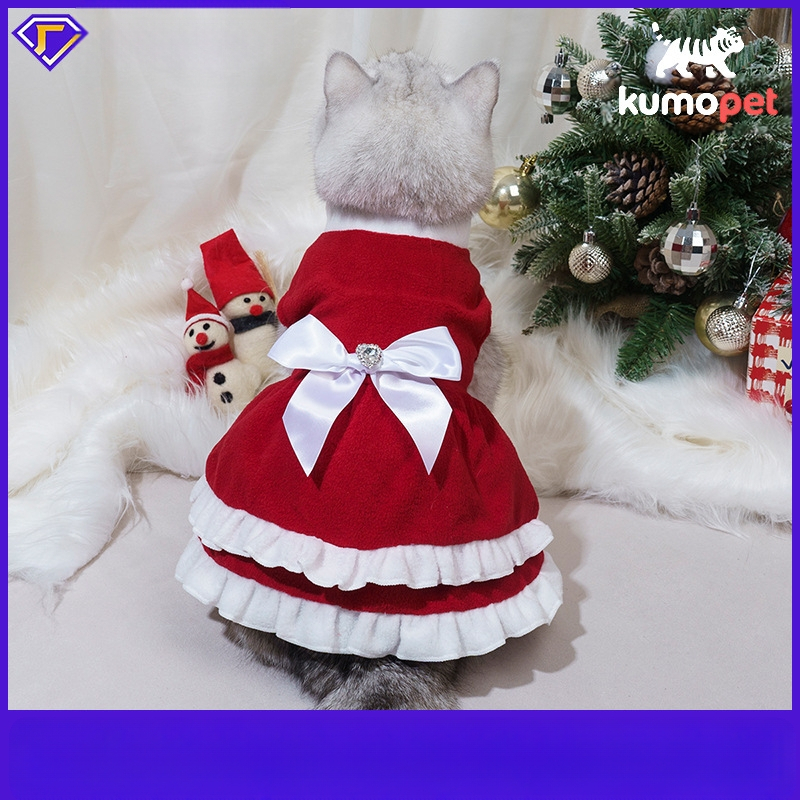 Karácsonyi stílusú kétoldalas polár garbó, gyönyörű strasszos masnival, tortaszoknya, állatruha forrásgyár