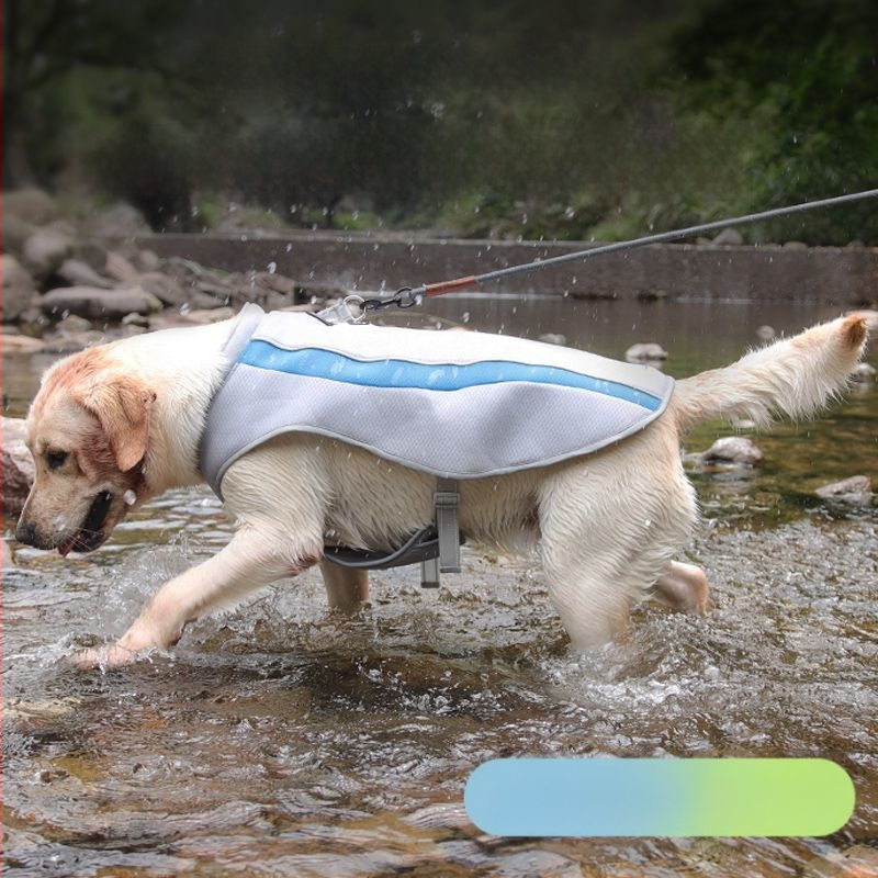 Koerte suveriided, vest, õhuke, keskmise suurusega ja suur, päikesekaitse ja kuumarabanduse eest kaitsvad, jahutavad lemmikloomade suvised õueriided