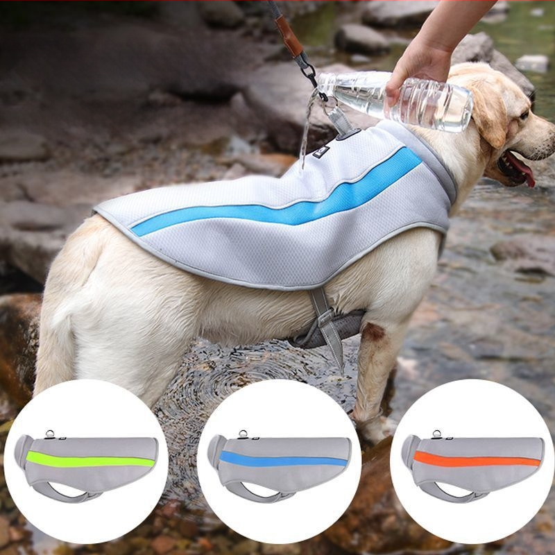 Koerte suveriided, vest, õhuke, keskmise suurusega ja suur, päikesekaitse ja kuumarabanduse eest kaitsvad, jahutavad lemmikloomade suvised õueriided