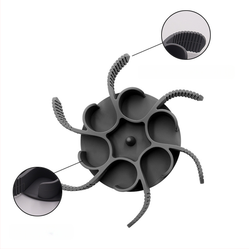 Lassú etető fulladásgátló eszköz kisállatoknak, szilikon fulladásgátló lassú etetőtál tapadókoronggal, univerzális macskáknak és kutyáknak, fulladásgátló, lassú etetés