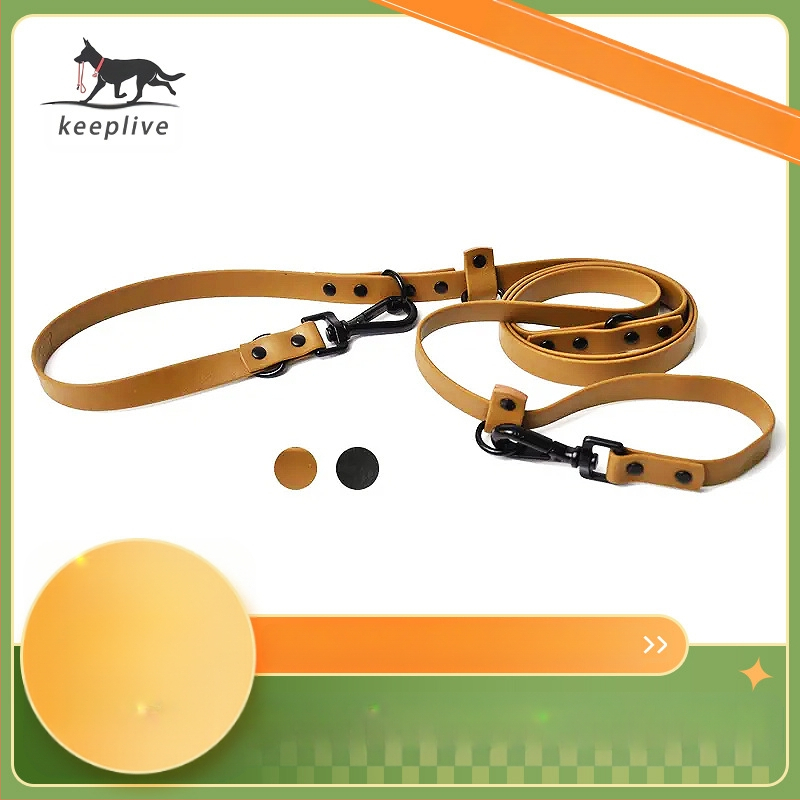 Multifunktsionaalne veojõuköis, reguleeritav vöökoht, koeraköis, PVC veekindel, hammustusvastane koerakaelarihm, koera veojõuköie tõmberihm