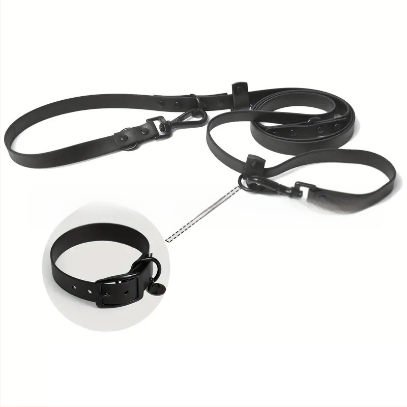 Multifunktsionaalne veojõuköis, reguleeritav vöökoht, koeraköis, PVC veekindel, hammustusvastane koerakaelarihm, koera veojõuköie tõmberihm