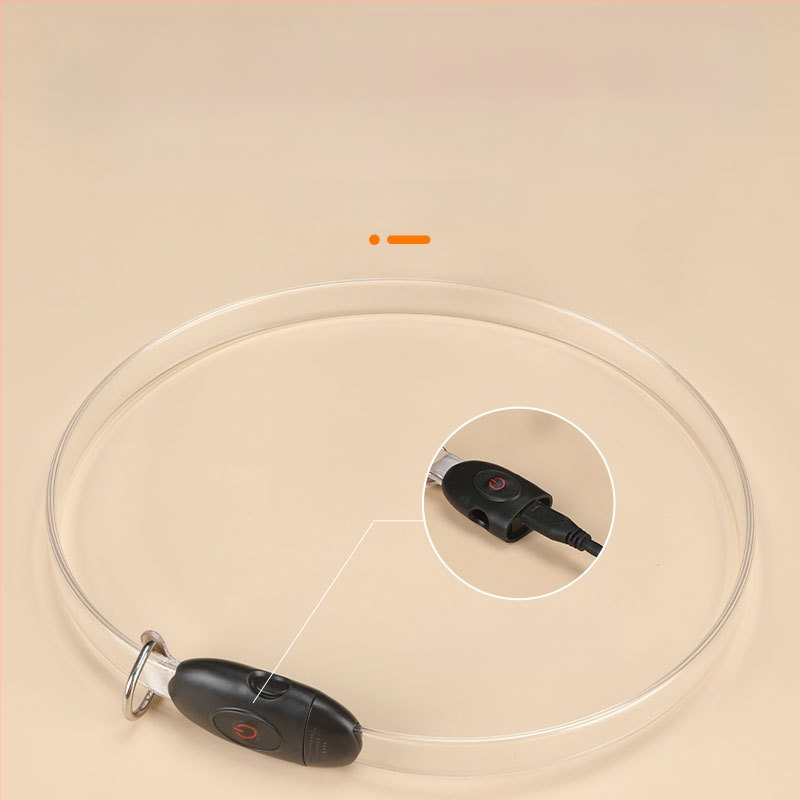 Gyártói előre gyártott, lapos, teljes testre kiterjedő, LED-es világító nyakörv, éjszakai elvesztésgátló figyelmeztető kutyanyakörv, amely villámgyors pórázzá vágható