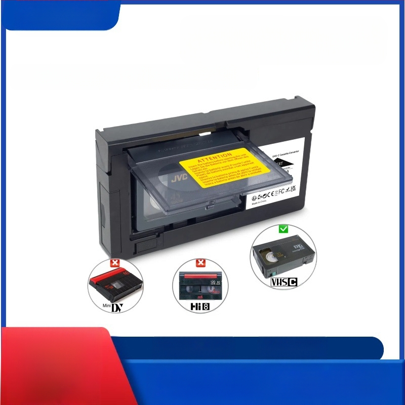 Piiriülene videokasseti VHS-ist VHSC-pooleks konverteerimise adapter (Minidv/Hi8 ei ühildu)