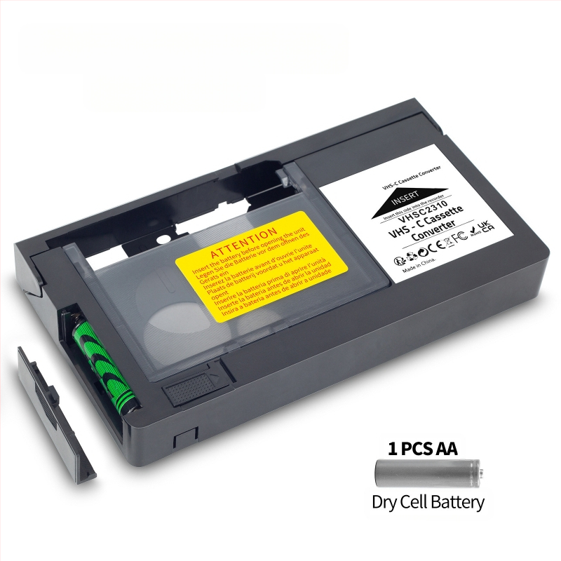 Piiriülene videokasseti VHS-ist VHSC-pooleks konverteerimise adapter (Minidv/Hi8 ei ühildu)