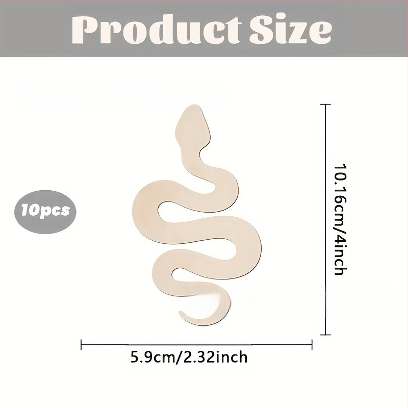 10 kígyó alakú fadarab, fából készült, barkácsolás, festés, graffiti, kézműveskedés, fából készült függődíszek, nyaraló