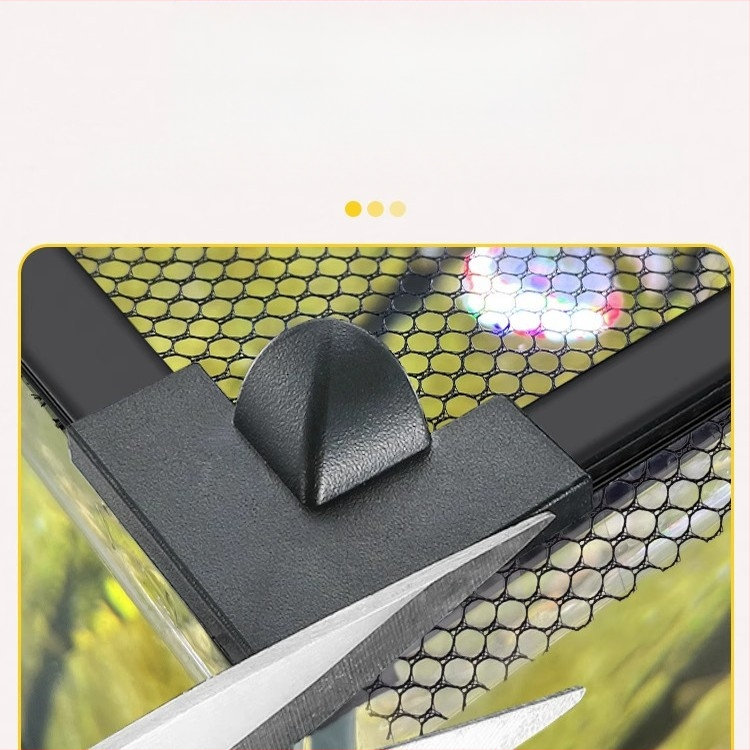 Akvariumo apsaugos nuo šuolių tinklas, magnetinis akvariumo uždangalinis tinklas, akvariumo uždangalinis tinklas nuo šuolių, akvariumo apsauga nuo pabėgimo, upelio akvariumo „Rex Dragon“ tinklas nuo šuolių