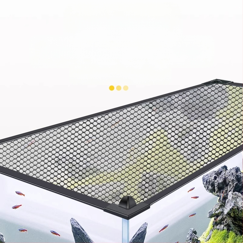 Akvariumo apsaugos nuo šuolių tinklas, magnetinis akvariumo uždangalinis tinklas, akvariumo uždangalinis tinklas nuo šuolių, akvariumo apsauga nuo pabėgimo, upelio akvariumo „Rex Dragon“ tinklas nuo šuolių