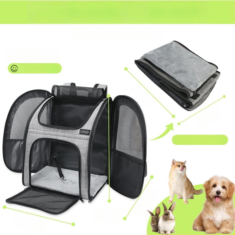 Novo na zalihi Sklopivi ekstra veliki prošireni i visoki ruksak za kućne ljubimce Visokokvalitetni izlazni prozračni ruksak