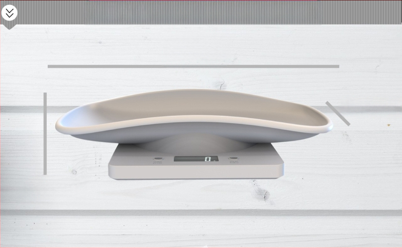 Väike vastsündinud lemmikloomade kaal küpsetusköögi elektrooniline kaal lemmikloomade kaal koos kandiku elektroonilise kaaluga