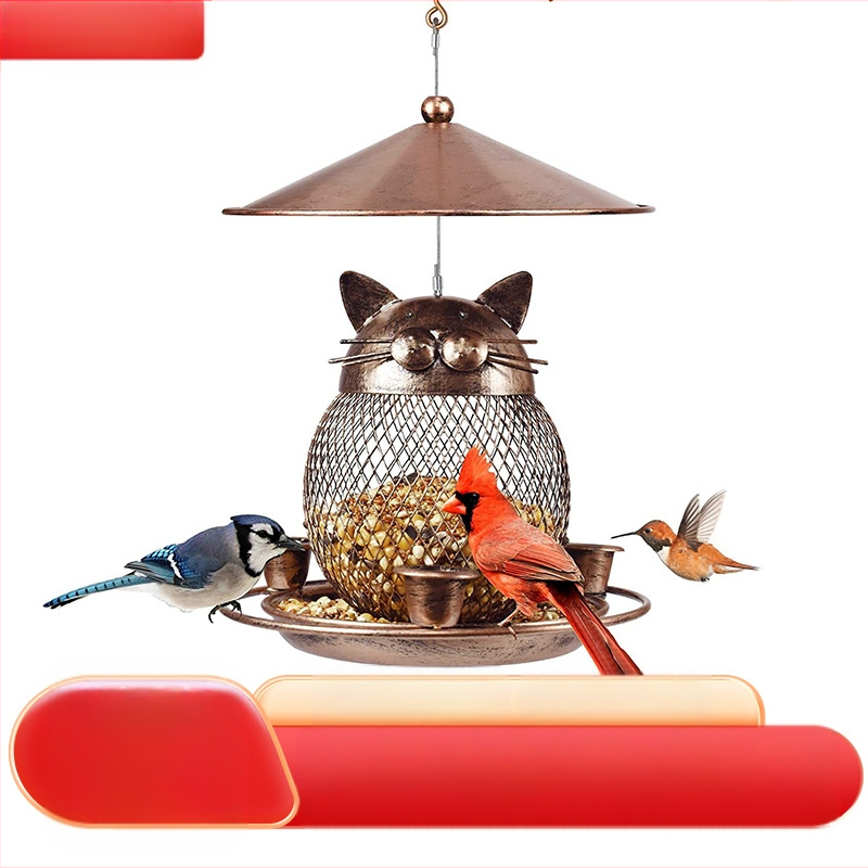 Gyárilag Egyedi Bagoly Madáretető Kültéri Ablakba, Madáretető Szivárgással és Vízelvezető Lyukkal