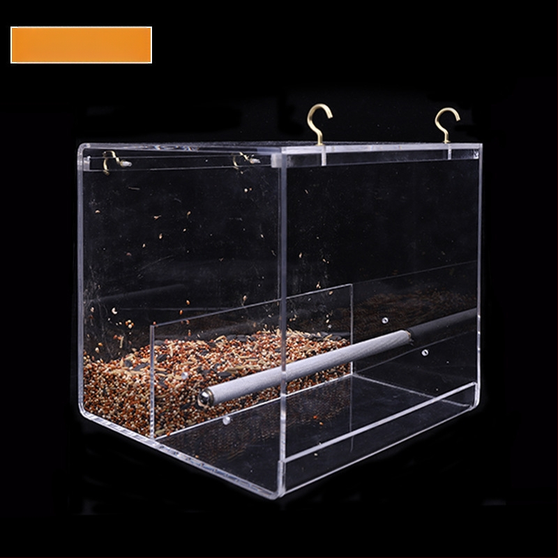 Tehase otsene akrüülpapagoi automaatne söötja lindude hajumisvastane toidukarp lemmikloomade automaatne söötja