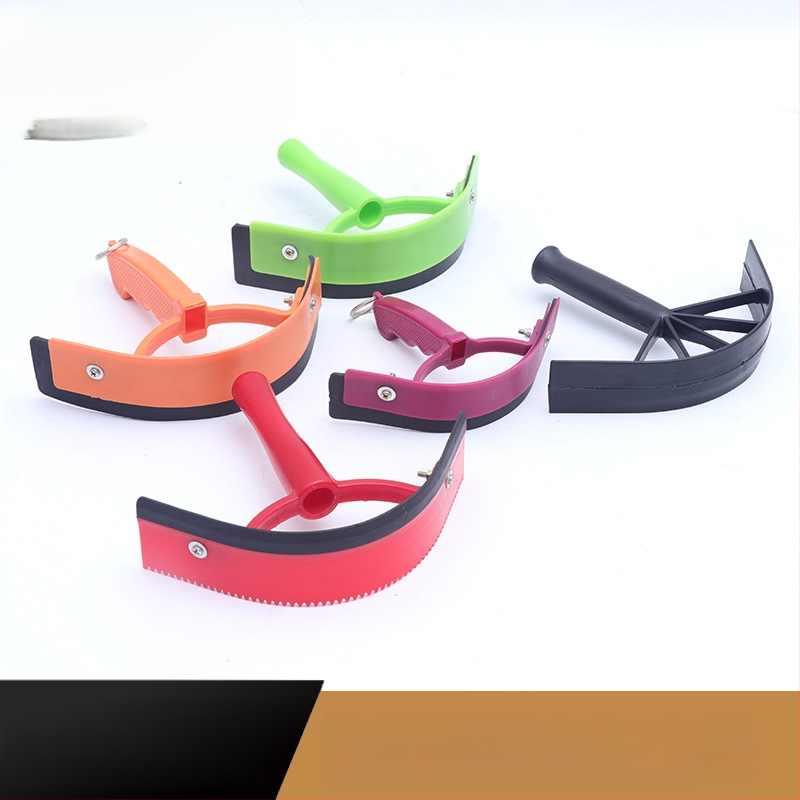 Инструмент за почистване на конска пот с кръгла дръжка, едро, гребен за изстъргване на пот, конни принадлежности, четка за коне