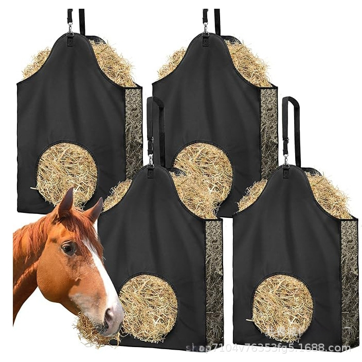 Új lószénazsák kültéri lassú etetéshez, praktikus lószénazsák, nagy szénazsák istállóba, lovas kellékek