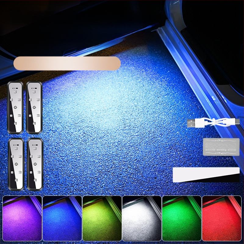 Automobilio įspėjamasis žibintas, susidūrimo prevencijos žibintas, laidų nereikalaujantis durų apšvietimas, spalvingas mirksintis LED aplinkos apšvietimas, laidų nereikalaujantis dizainas