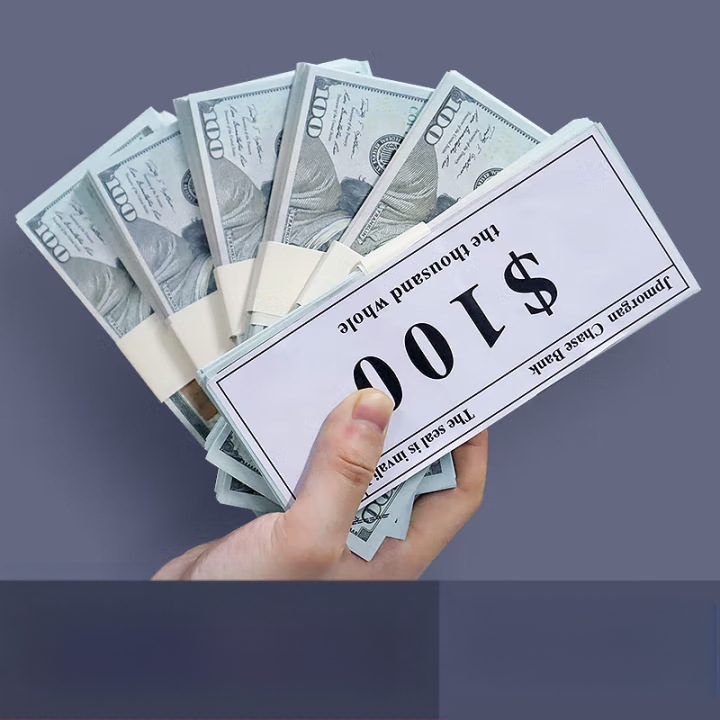 Sanyi arhiiv 100 USA dollari harjutusspetsiifiline simulatsioonirekvisiidid Pangatähtede harjutus Kupongiharjutus Pangatähtede harjutus Mündisimulatsioon USA dollarites