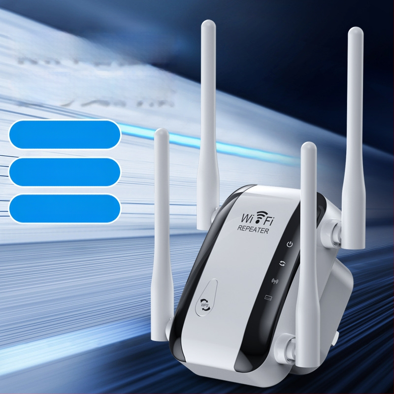 Wi-Fi signāla pastiprināšanas pastiprinātājs, tilta atkārtotāja paplašinātājs, mājas maršrutētājs, divu antenu atkārtotājs