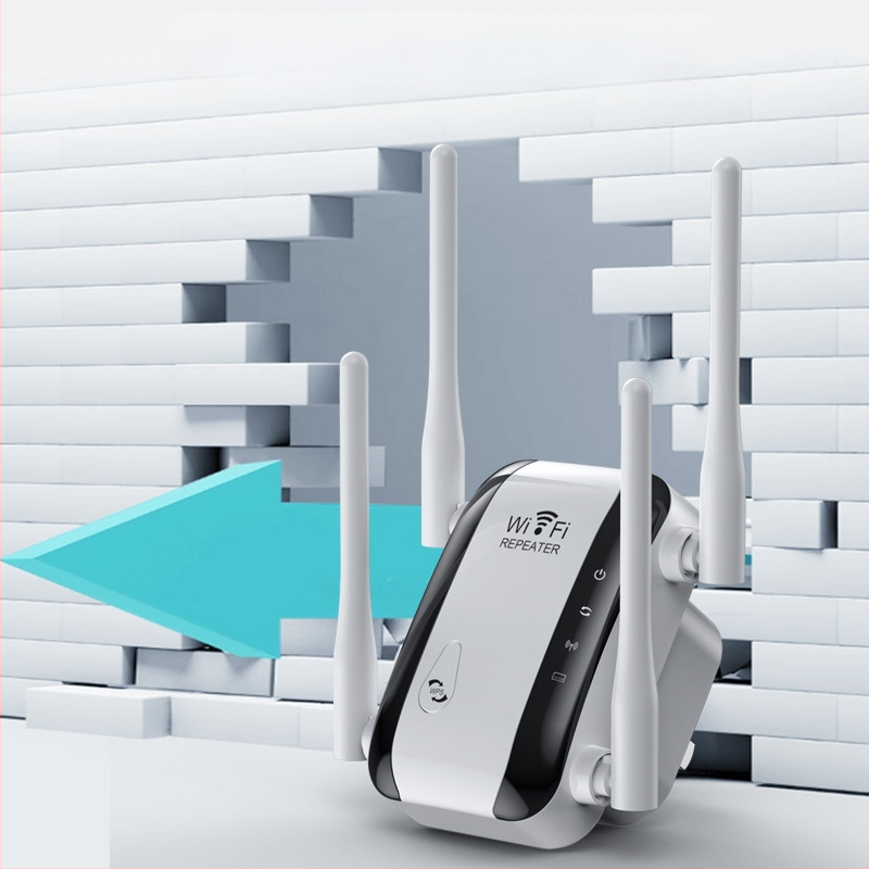 Wi-Fi signāla pastiprināšanas pastiprinātājs, tilta atkārtotāja paplašinātājs, mājas maršrutētājs, divu antenu atkārtotājs