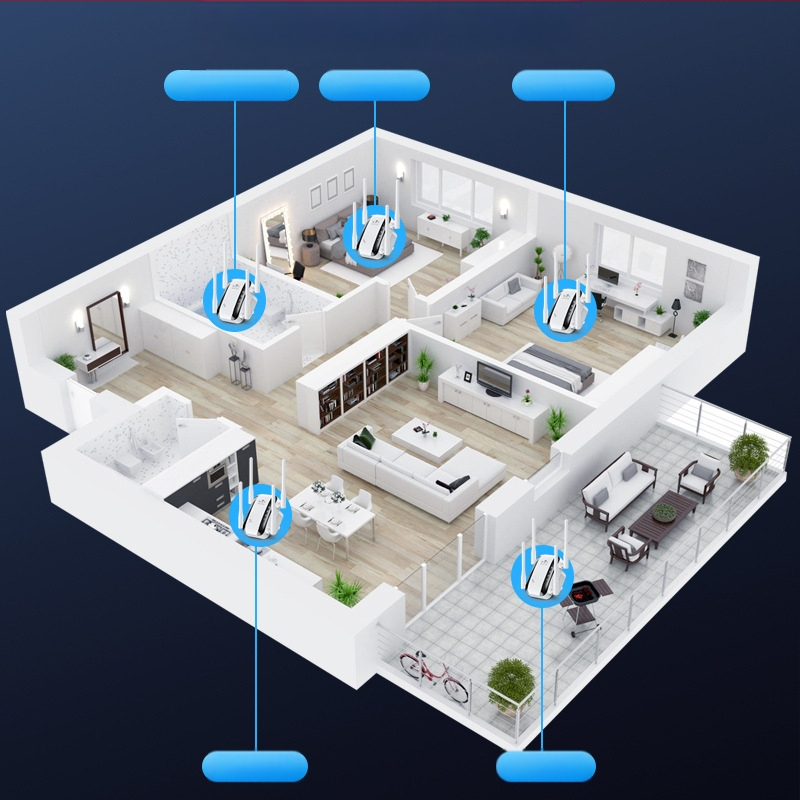 Wi-Fi signāla pastiprināšanas pastiprinātājs, tilta atkārtotāja paplašinātājs, mājas maršrutētājs, divu antenu atkārtotājs